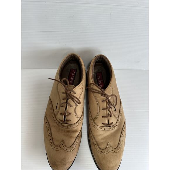 Nike Zoom Air Kempshall Last Brown Leather Golf Shoes Mens Size 15 - Picture 3 of 10